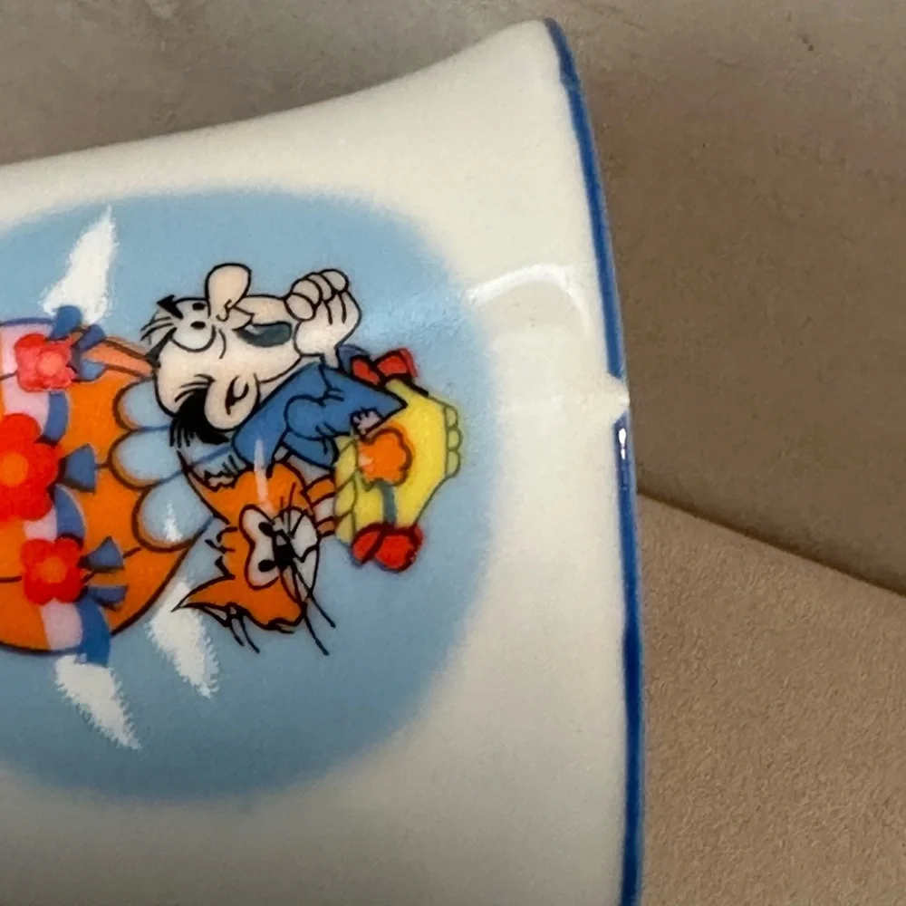 Vintage Smurfs Porcelain Bell 1982 Wallace Berrie Japan *See Pics - Small Chip* - Picture 7 of 7